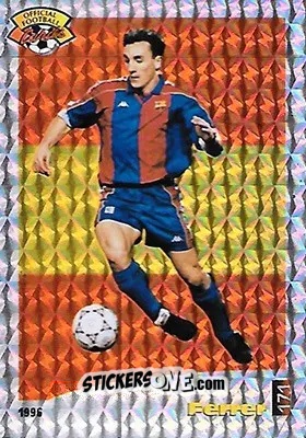 Sticker Ferrer - U.N.F.P. Football Cards 1995-1996 n. 171 - Panini