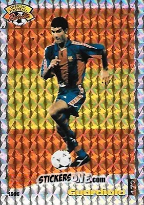Sticker Guardiola - U.N.F.P. Football Cards 1995-1996 n. 172 - Panini