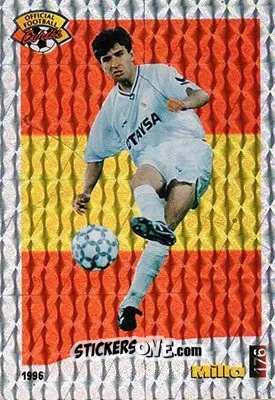 Sticker Milla - U.N.F.P. Football Cards 1995-1996 n. 176 - Panini