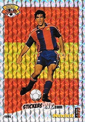 Sticker Nadal - U.N.F.P. Football Cards 1995-1996 n. 177 - Panini