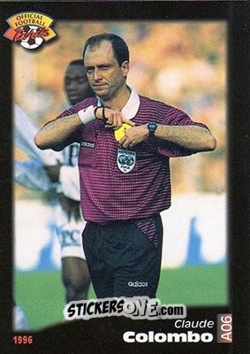 Sticker Claude Colombo - U.N.F.P. Football Cards 1995-1996 n. A6 - Panini