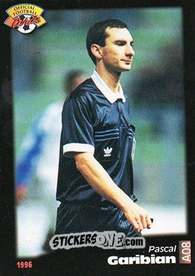 Sticker Pascal Garibian - U.N.F.P. Football Cards 1995-1996 n. A8 - Panini