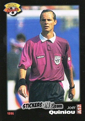 Sticker Joel Quiniou - U.N.F.P. Football Cards 1995-1996 n. A17 - Panini