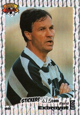 Sticker Rene Exbrayat - U.N.F.P. Football Cards 1995-1996 n. E7 - Panini