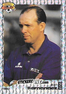 Cromo Jean Fernandez - U.N.F.P. Football Cards 1995-1996 n. E8 - Panini