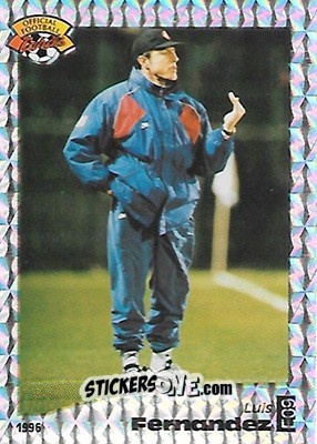Sticker Luis Fernandez - U.N.F.P. Football Cards 1995-1996 n. E9 - Panini