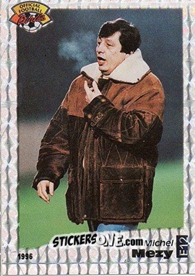 Sticker Michel Mezy - U.N.F.P. Football Cards 1995-1996 n. E12 - Panini