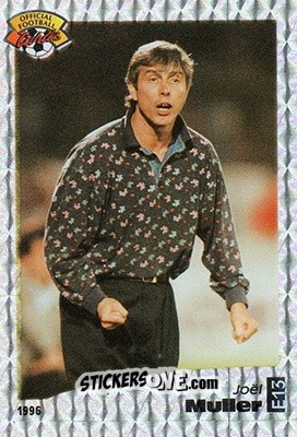 Sticker Joel Muller - U.N.F.P. Football Cards 1995-1996 n. E13 - Panini