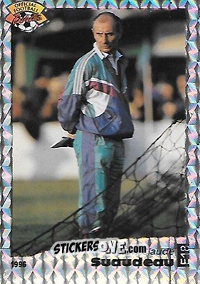 Sticker J-C Suaudeau - U.N.F.P. Football Cards 1995-1996 n. E18 - Panini