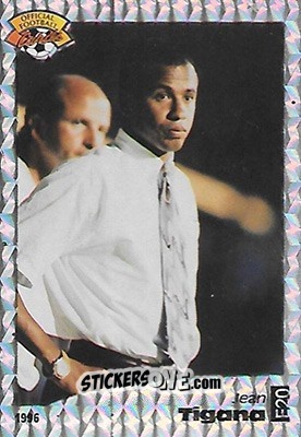 Sticker Jean Tigana - U.N.F.P. Football Cards 1995-1996 n. E20 - Panini