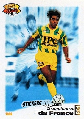 Sticker Les Meilleurs Buteurs Francais - U.N.F.P. Football Cards 1995-1996 n. R4 - Panini