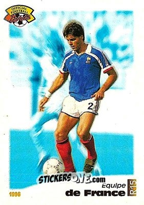 Sticker Record de Selections - U.N.F.P. Football Cards 1995-1996 n. R15 - Panini