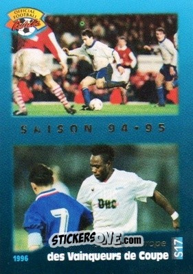 Sticker Coupe d'fEurope des Vainqqueurs de Coupe - U.N.F.P. Football Cards 1995-1996 n. S17 - Panini