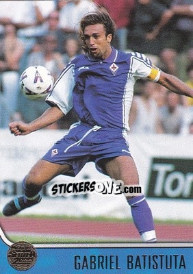Cromo Gabriel Batistuta - Serie A 1999-2000 - Merlin