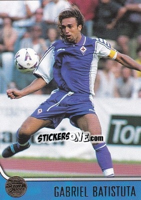Sticker Gabriel Batistuta - Serie A 1999-2000 n. 19 - Merlin