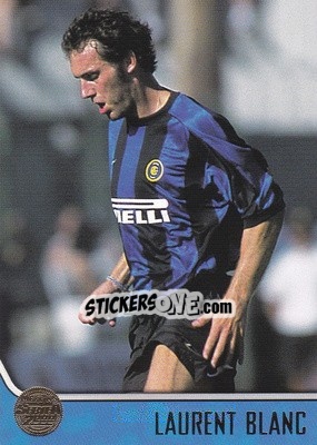 Sticker Laurent Blanc - Serie A 1999-2000 n. 22 - Merlin