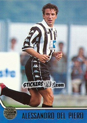 Sticker Alessandro Del Piero - Serie A 1999-2000 n. 33 - Merlin