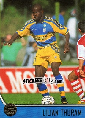 Sticker Lilian Thuram - Serie A 1999-2000 - Merlin