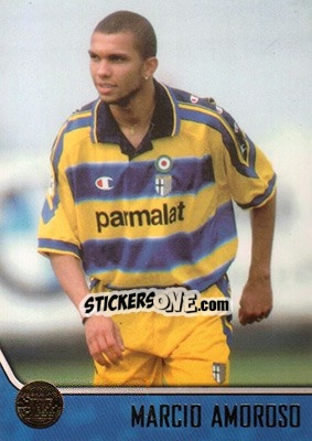 Figurina Marcio Amoroso - Serie A 1999-2000 - Merlin