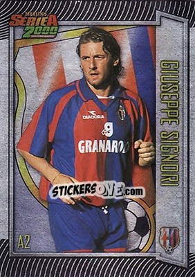 Sticker Giuseppe Signori - Serie A 1999-2000 n. A2 - Merlin
