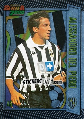 Sticker Alessandro Del Piero - Serie A 1999-2000 n. A6 - Merlin