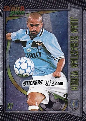 Sticker Juan Sebastian Veron - Serie A 1999-2000 n. A7 - Merlin