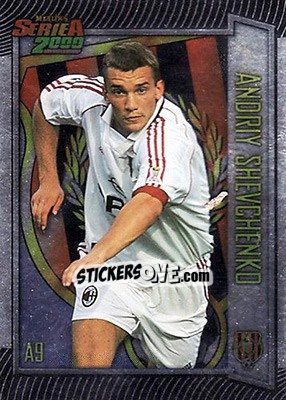 Sticker Andriy Shevchenko - Serie A 1999-2000 n. A9 - Merlin