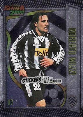 Sticker Roberto Muzzi - Serie A 1999-2000 n. B7 - Merlin