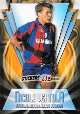 Sticker Nicola Ventola - Serie A 1999-2000 n. D1 - Merlin