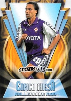 Sticker Enrico Chiesa - Serie A 1999-2000 n. D2 - Merlin