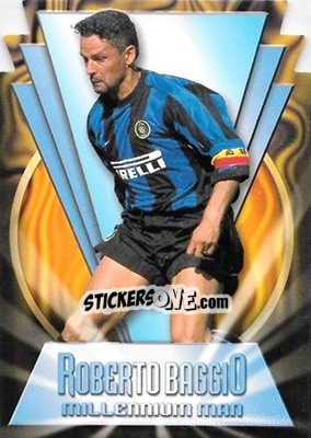 Sticker Roberto Baggio - Serie A 1999-2000 n. D3 - Merlin