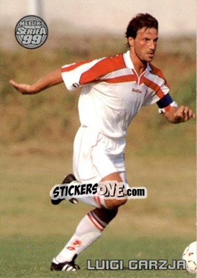 Cromo Luigi Garzja - Serie A 1998-1999 - Merlin