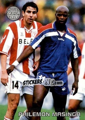 Cromo Philemon Masinga - Serie A 1998-1999 - Merlin