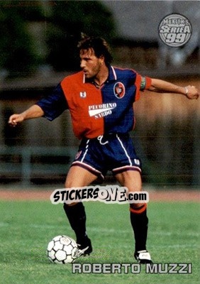 Cromo Roberto Muzzi - Serie A 1998-1999 - Merlin