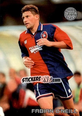 Sticker Fabian O'Neill - Serie A 1998-1999 - Merlin