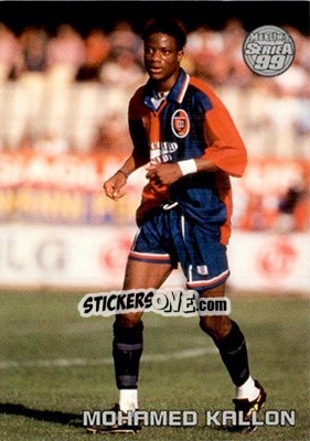 Sticker Mohamed Kallon - Serie A 1998-1999 n. 11 - Merlin