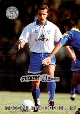 Sticker Massimiliano Cappellini - Serie A 1998-1999 n. 12 - Merlin
