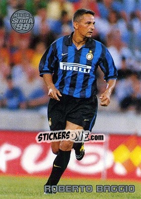 Sticker Roberto Baggio - Serie A 1998-1999 n. 19 - Merlin