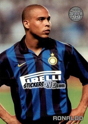 Sticker Ronaldo - Serie A 1998-1999 n. 20 - Merlin
