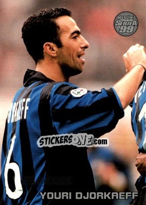 Sticker Youri Djorkaeff - Serie A 1998-1999 n. 21 - Merlin