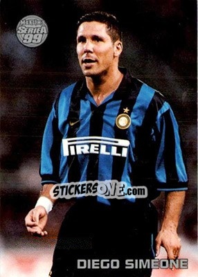 Cromo Diego Simeone - Serie A 1998-1999 - Merlin