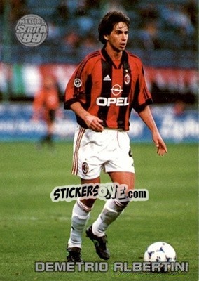 Sticker Demetrio Albertini - Serie A 1998-1999 n. 37 - Merlin