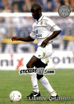 Sticker Lilian Thuram - Serie A 1998-1999 n. 39 - Merlin