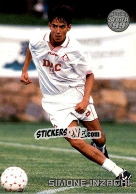 Sticker Simone Inzaghi - Serie A 1998-1999 - Merlin