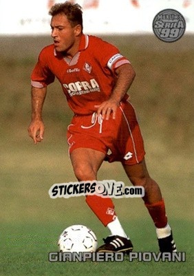 Cromo Gianpiero Piovani - Serie A 1998-1999 - Merlin