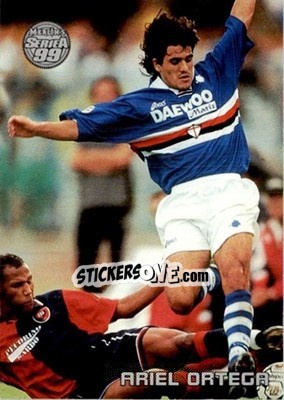 Sticker Ariel Ortega - Serie A 1998-1999 n. 60 - Merlin