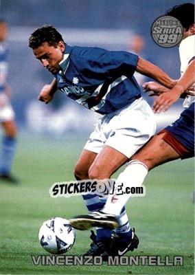Cromo Vincenzo Montella - Serie A 1998-1999 - Merlin