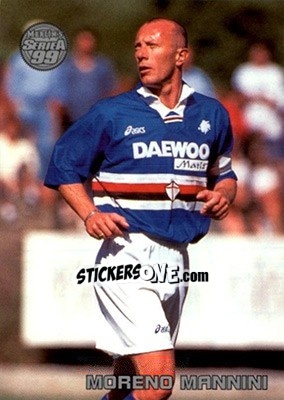 Cromo Moreno Mannini - Serie A 1998-1999 - Merlin