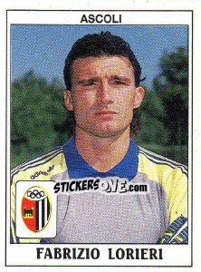 Sticker Fabrizio Lorieri - Calciatori 1989-1990 n. 4 - Panini