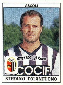 Sticker Stefano Colantuono - Calciatori 1989-1990 n. 7 - Panini